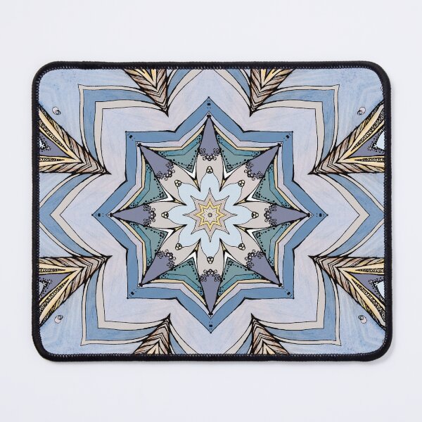 Item preview, Blue star designed and sold by MandalaFlowerArt.