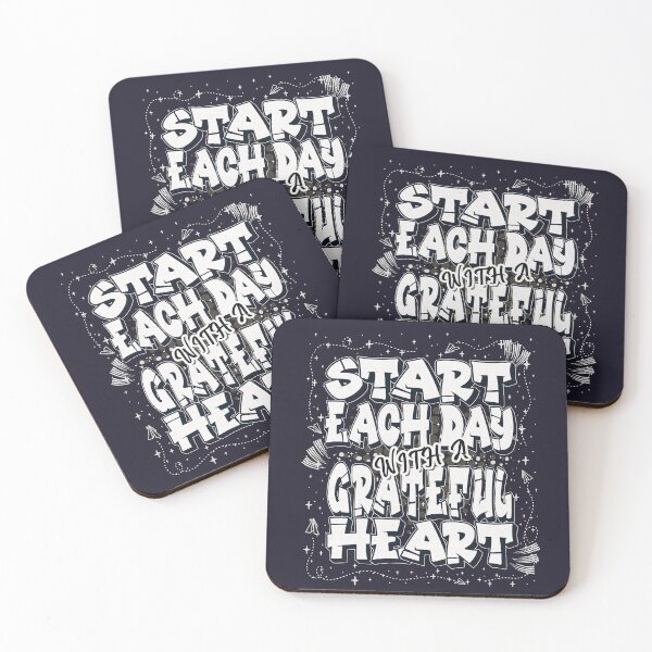 Item preview, Start each day with a grateful heart. - motivation quotes designed and sold by VichallanStudio.