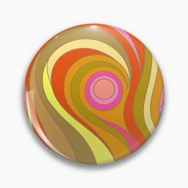 Item preview, Abstract Psychedelic Retro Design Pink and Orange designed and sold by Alondra.