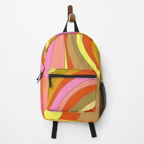 Item preview, Abstract Psychedelic Retro Design Pink and Orange designed and sold by Alondra.