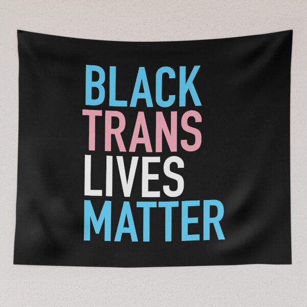Item preview, Black Trans Lives Matter Transgender LGBTQ Support designed and sold by GardNewerd.