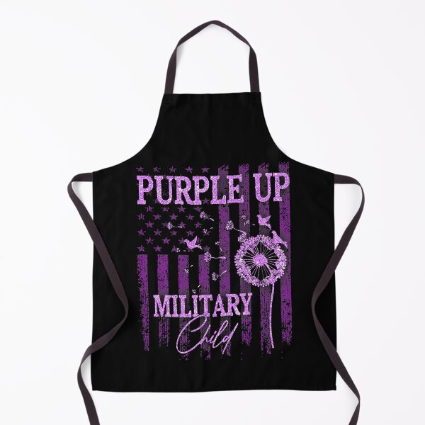 Item preview, Purple Up For Military Child Month Dandelion Sparkle Flag designed and sold by HaaChris-Artis.