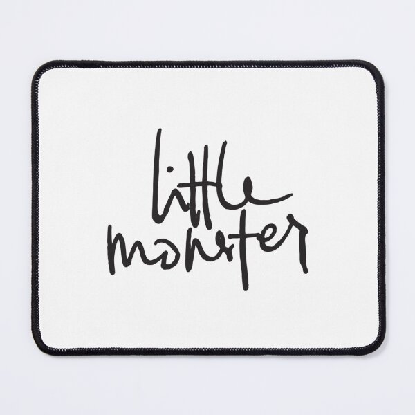 Item preview, Little Monster - Handwritten Casual Design Fitted  designed and sold by ScottPotterArt.
