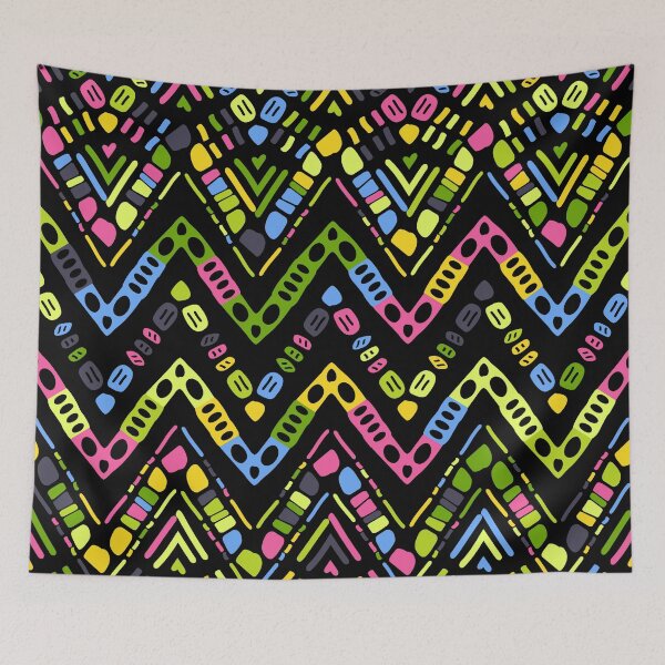 Item preview, Colorful Decorative Chevron designed and sold by pugmom4.