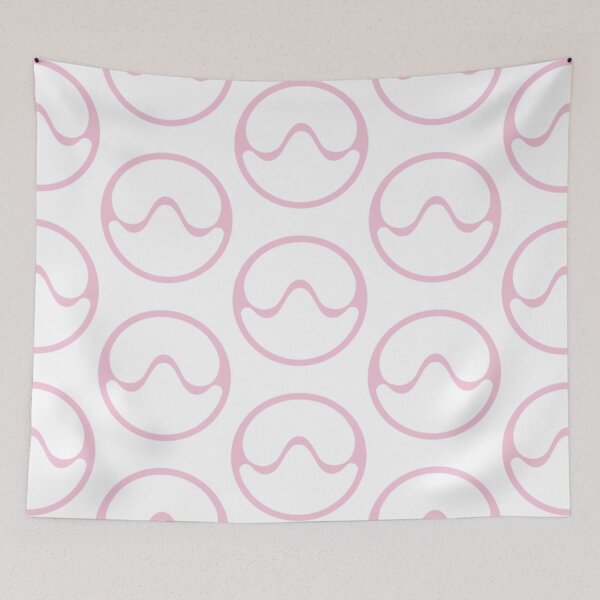 Item preview, Muted Pink Tone Sine Wave Chromatica   designed and sold by ScottPotterArt.