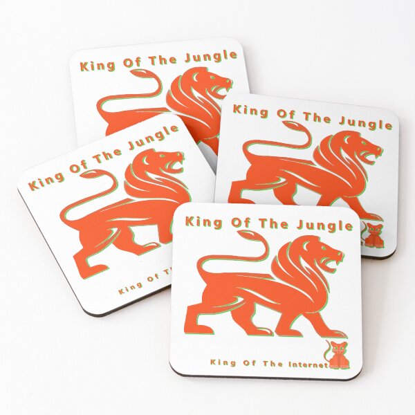 Item preview, King of the Jungle; King of the Internet designed and sold by Sarcasmagic.