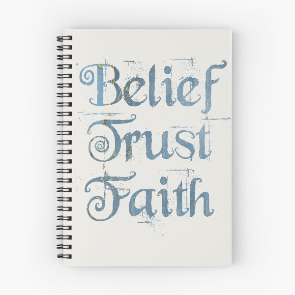 Item preview, Belief Trust Faith - In Yahuah (Yehovah) - Christian Quote in Blue designed and sold by Narrow-Path.