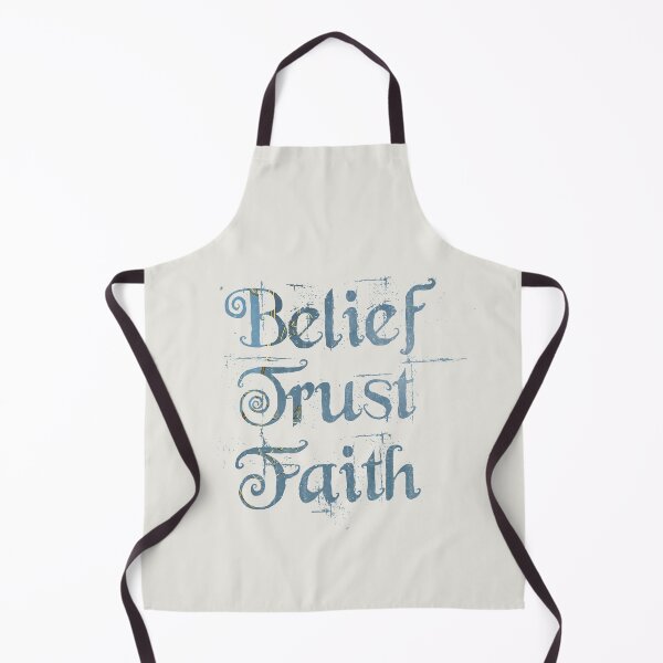 Item preview, Belief Trust Faith - In Yahuah (Yehovah) - Christian Quote in Blue designed and sold by Narrow-Path.