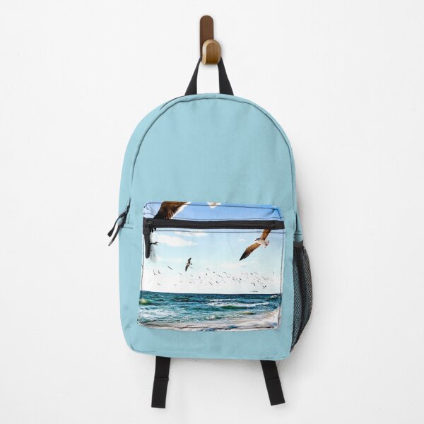 Item preview, WATERSCAPES #28 - Seagulls Flying Over Surf designed and sold by DEL-Productions.