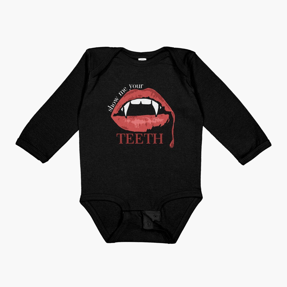 show me your teeth   Baby One-Piece