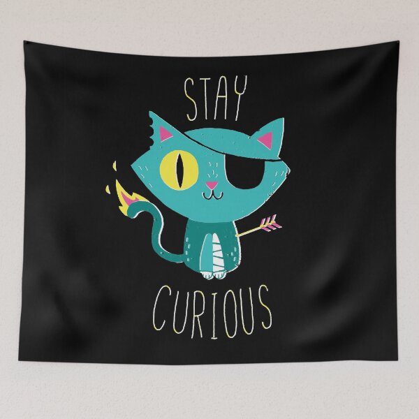 Item preview, Stay Curious designed and sold by DinoMike.