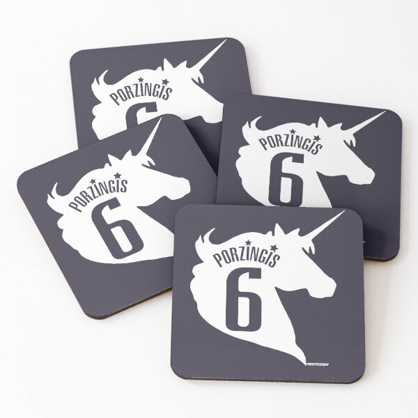 Item preview, Birthday Gift Sports The Unicorn Kristaps Porzingis White designed and sold by KonstantinWeise.
