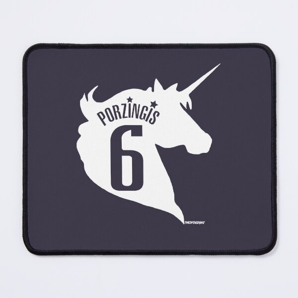Item preview, Birthday Gift Sports The Unicorn Kristaps Porzingis White designed and sold by KonstantinWeise.