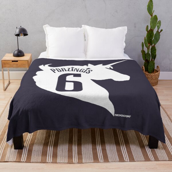 Item preview, Birthday Gift Sports The Unicorn Kristaps Porzingis White designed and sold by KonstantinWeise.