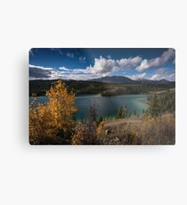 Emerald Lake - Autumn Metal Print