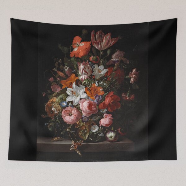Item preview, flowers in a glass vase designed and sold by kristana.