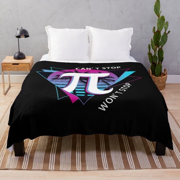 Item preview, Can't Stop Won't Stop Pi Number Funny Math Club 80s Retro Cyber Synthwave designed and sold by Ngan-Jasmine.