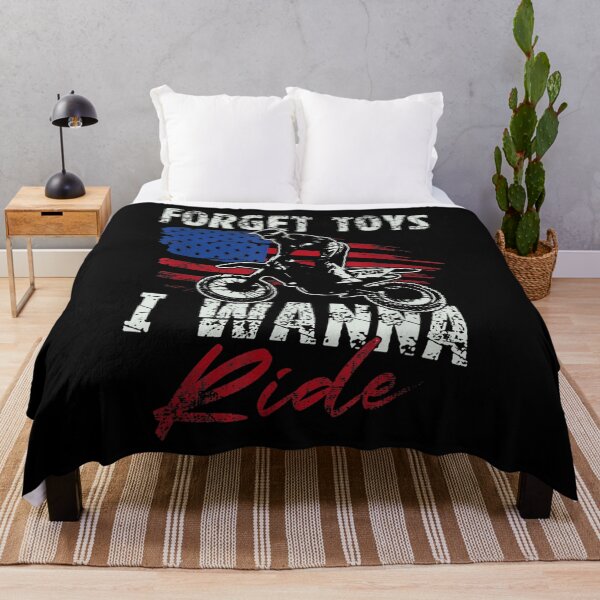 Item preview, Forget Toys, I Wanna Ride Motocross - Dirt Bike Funny designed and sold by Sarena84.