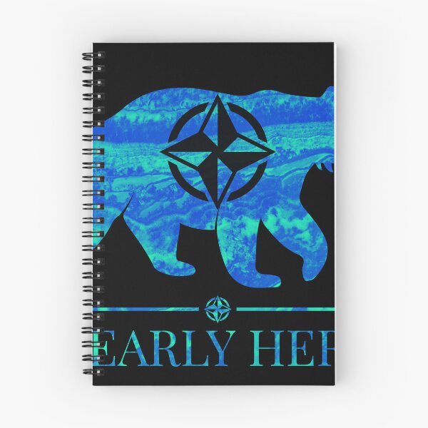Item preview, Bearly Here Blue designed and sold by bfwilson.
