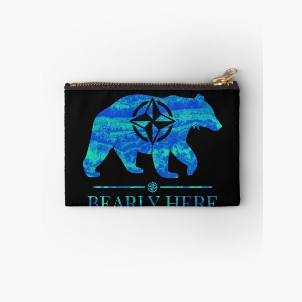 Item preview, Bearly Here Blue designed and sold by bfwilson.