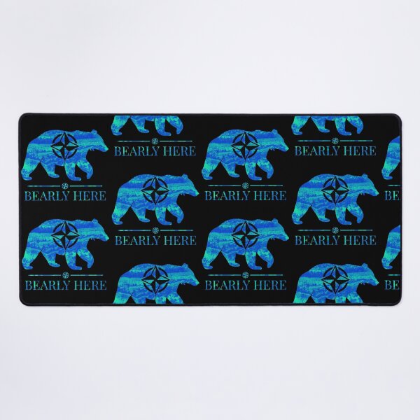 Item preview, Bearly Here Blue designed and sold by bfwilson.