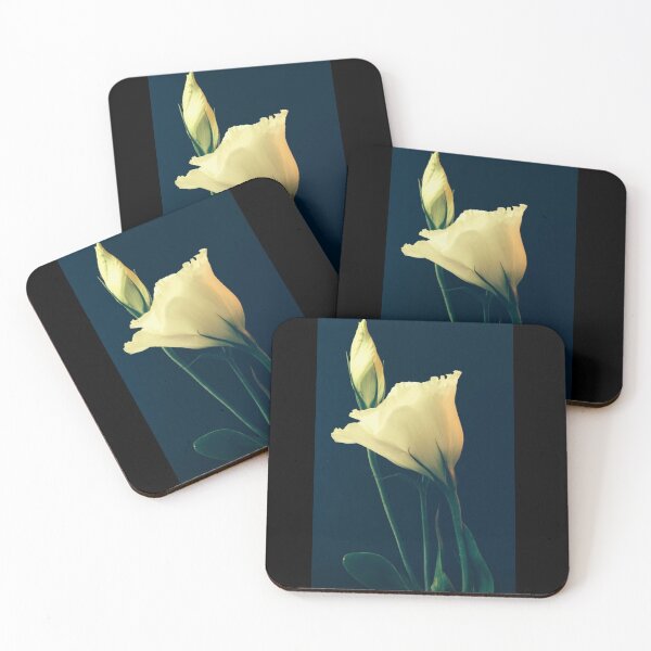 Item preview, White Lisianthus the Tender Perennial Flower of Gentleness designed and sold by Photomersion.
