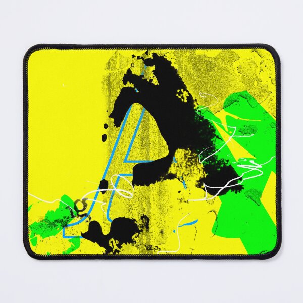 Item preview, Colourful abstract letter A photo manipulation monogram designed and sold by ZebEddy.