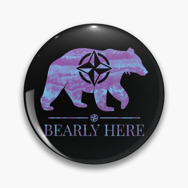 Item preview, Bearly Here Purple designed and sold by bfwilson.