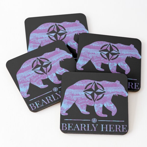 Item preview, Bearly Here Purple designed and sold by bfwilson.