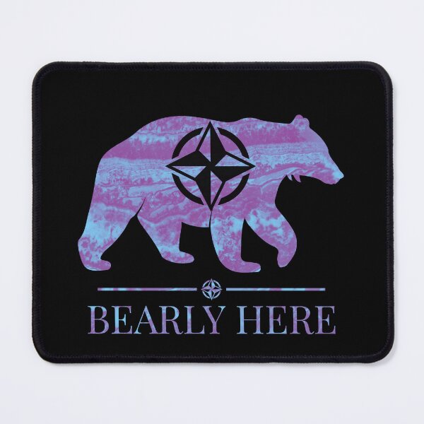 Item preview, Bearly Here Purple designed and sold by bfwilson.
