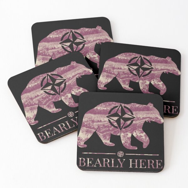 Item preview, Bearly Here Red designed and sold by bfwilson.