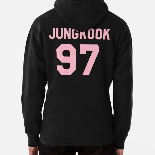 BTS Jungkook Wear Official VARSITY Hoodie 07 L Size Sweatshirt