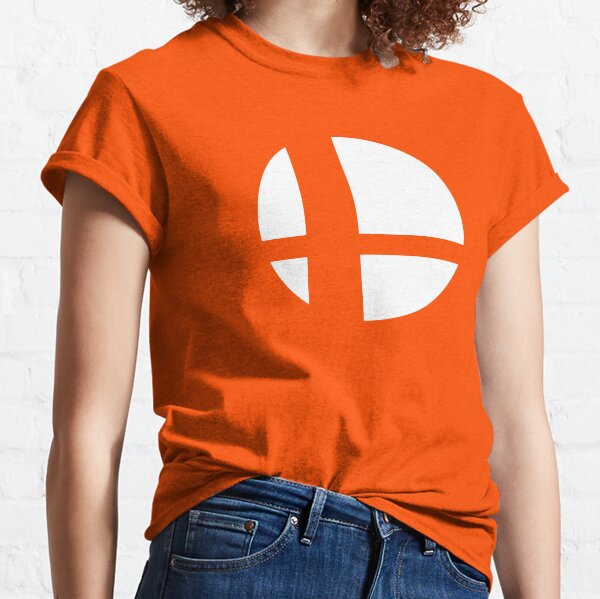 Super Smash Bros. Symbol (white) Classic T-Shirt