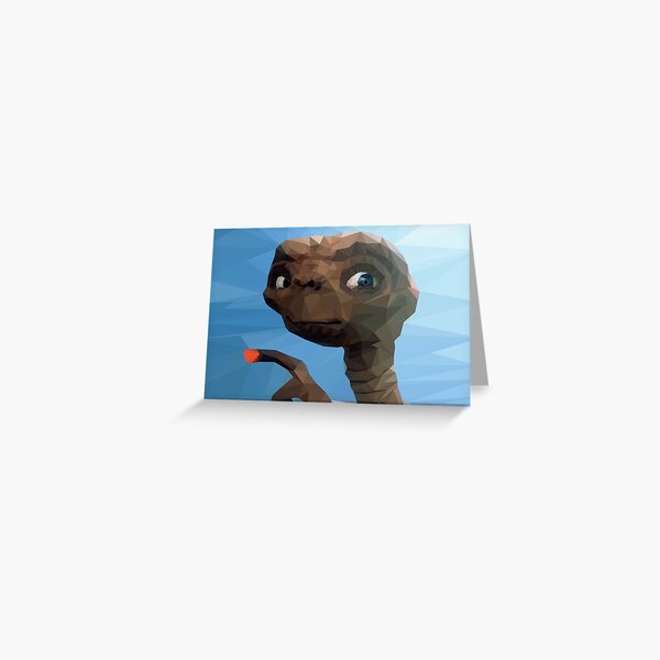 E T Greeting Card