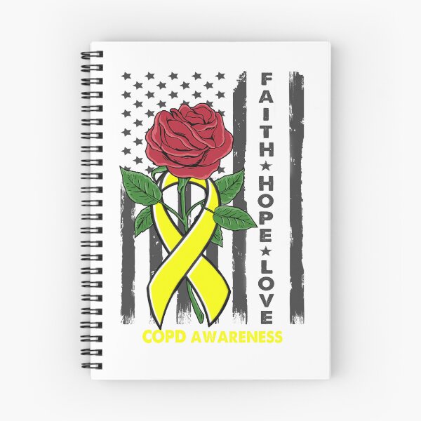 Item preview, Faith Hope Love COPD Awareness Amarican Flag designed and sold by Kohend.