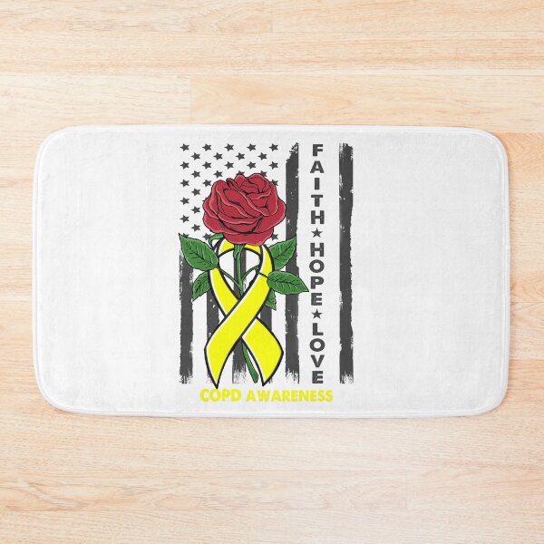 Item preview, Faith Hope Love COPD Awareness Amarican Flag designed and sold by Kohend.