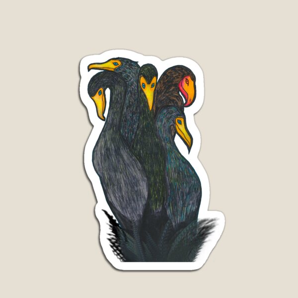 Cormorant Bouquet Magnet