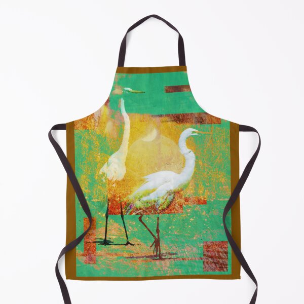 Item preview, White Herons Abstract designed and sold by Robert Ball.