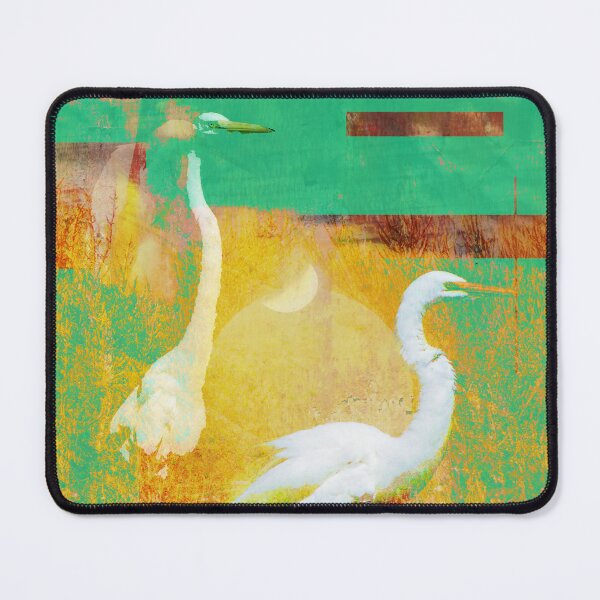 Item preview, White Herons Abstract designed and sold by Robert Ball.