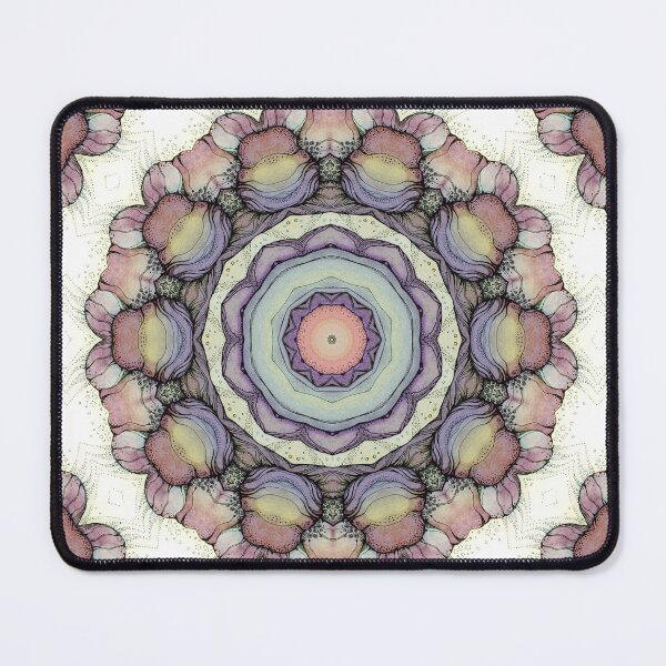 Item preview, abstract flowers kaleidoscope mandala designed and sold by MandalaFlowerArt.