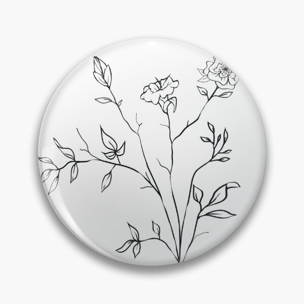 Artikelvorschau, Blumen-Lineart entworfen und verkauft von Jordan Donahue.