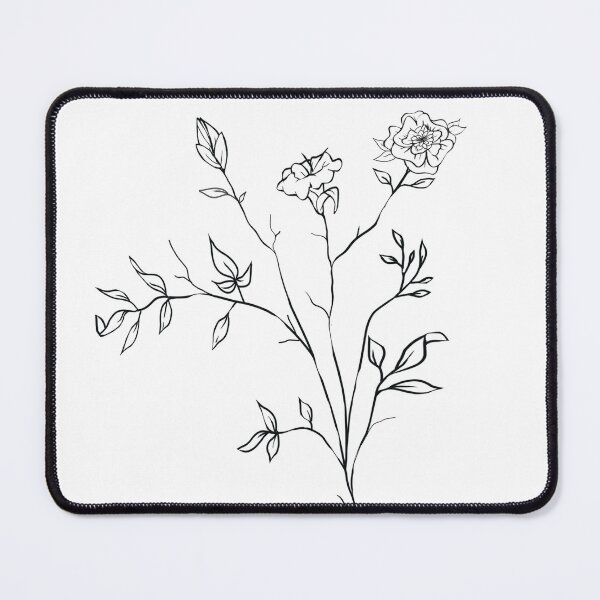 Aperçu de l'œuvre Linéaire floral créée et vendue par Jordan Donahue.