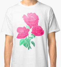 Flowers - Pink Rose Classic T-Shirt