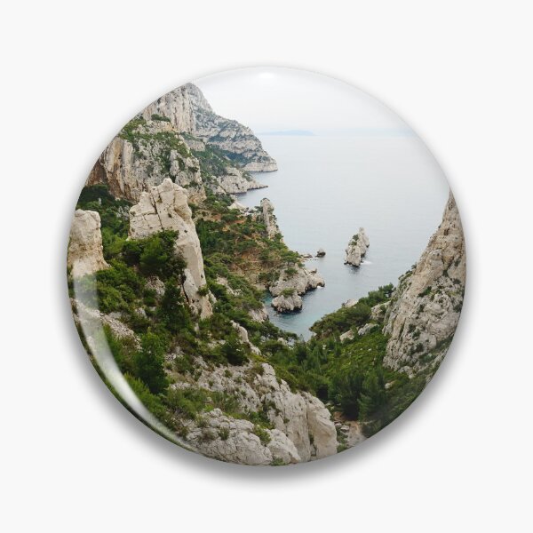 Item preview, Coastal Cliffs and National Park in Marseille - Calanques Landscape designed and sold by CarolinaReina.