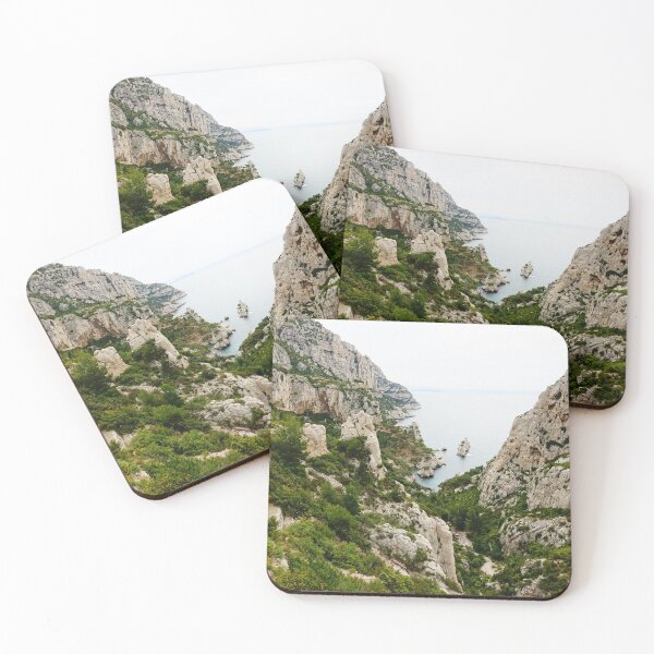 Item preview, Coastal Cliffs and National Park in Marseille - Calanques Landscape designed and sold by CarolinaReina.