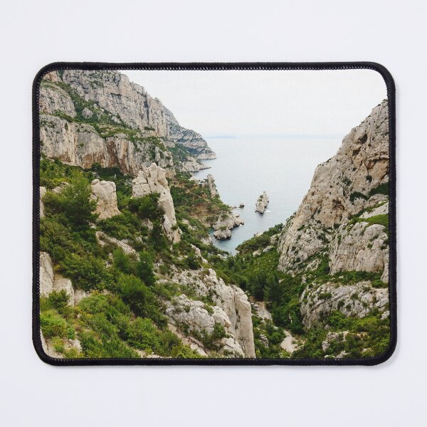 Item preview, Coastal Cliffs and National Park in Marseille - Calanques Landscape designed and sold by CarolinaReina.