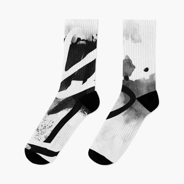 Item preview, Black and white abstract grunge letter B monogram designed and sold by ZebEddy.