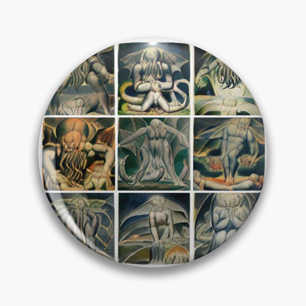 Item preview, William Blake's Cthulhu Portraits (pattern) designed and sold by BooRat.