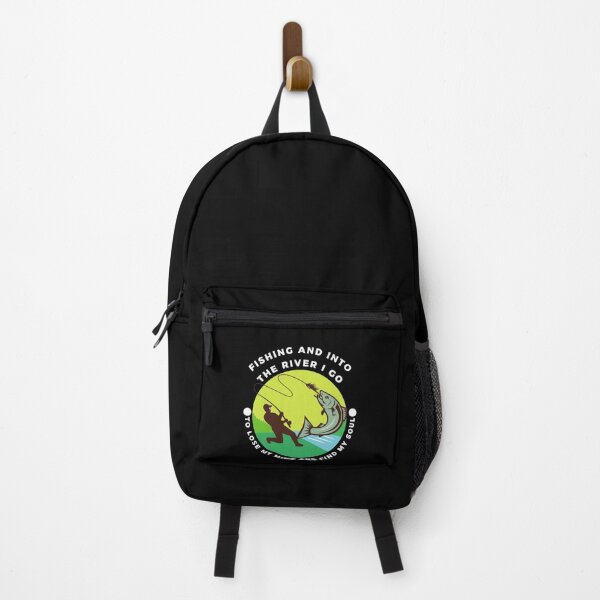 Item preview, Fishing And Into The River I Go To Lose My Mind And Find My Soul  designed and sold by GalaxyShirtUS.