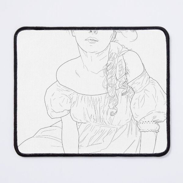 Item preview, Beautiful Gibson Girl Coloring Book Page designed and sold by AlienPharaoh.